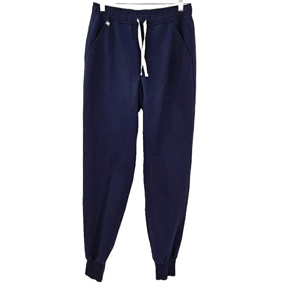 Figs Tansen Jogger Scrub Pants Navy Blue Men's Size S Slim Fit Medical Nurse